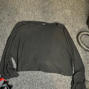 Long sleeve crop top